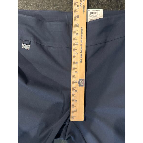 Alfani Tummy Control Skinny Pants Navy Women's Size 16 - Picture 7 of 10